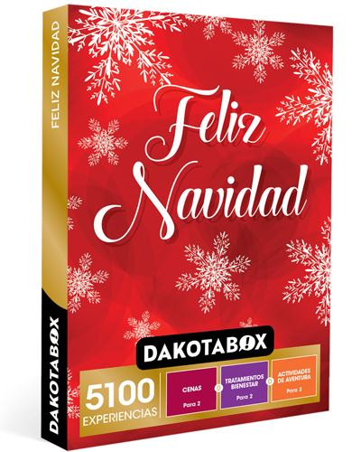 Feliz Navidad Caja regalo unisex adulto dakotabox
