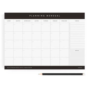 Planificador Semanal Charuca A4: 60 Hojas A Color, Hecho En España, Ideal Para Organizar Tareas Y Metas