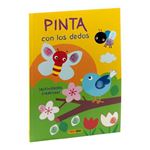 Pinta con los dedos. amarillo. actividades creativas