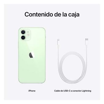REACONDICIONADO Apple iPhone 12, Negro, 128 GB, 5G, 6.1 OLED Super Retina  XDR, Chip A14 Bionic, iOS