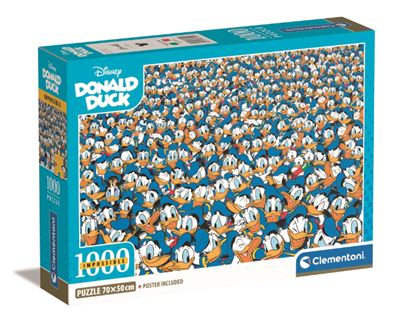Clementoni puzzle 1000 piezas impossible donald duck