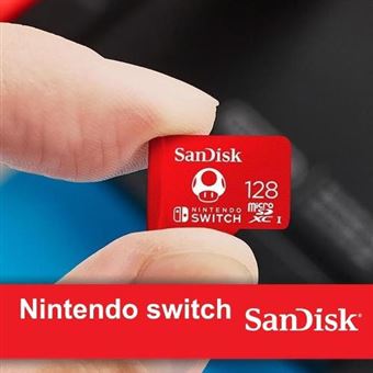 SanDisk 128GB Fortnite microSDXC Tarjeta para Nintendo Switch, Tarjeta de  memoria con licencia de Nintendo