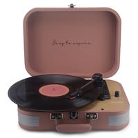 Tocadiscos Bluetooth Prixton VC600 Mousse de moca