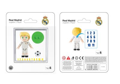 Figura jugador real madrid mod 2 4cm