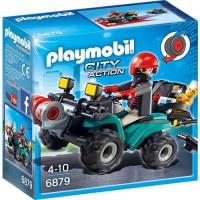 Playmobil City Action Ladrón con Quad y botín