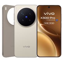 Bundle Vivo X300 Pro 5G 6,78" 512GB Dune Brown + Lente + Cargador 90W