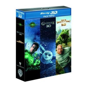 Pack Green Lantern + Ga´Hoole: La leyenda de los guardianes + Viaje al centro de la Tierra 2: La isla misteriosa - Blu-Ray 3D