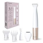 Recortadora multifunción 5 en 1 para el cuerpo y la línea del bikini Panasonic ES-WM31 Blanco y dorado