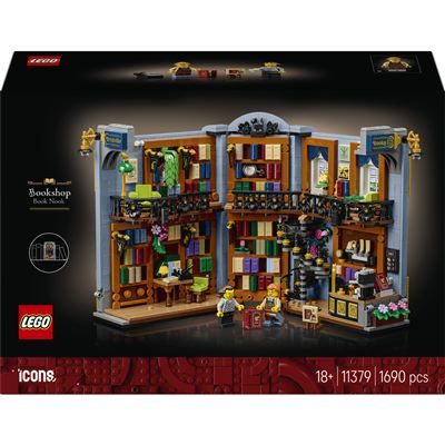 Lego icons 11379 rincón entre libros: librería
