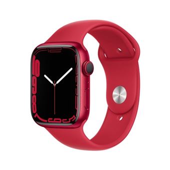 Apple Watch S7 45 mm GPS Caja de aluminio (PRODUCT)RED y correa deportiva (PRODUCT)RED
