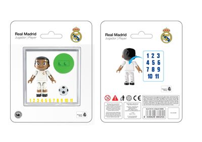 Figura jugador real madrid mod 3 4cm