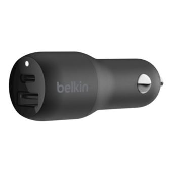 Cargador de coche Belkin Boost USB-C + USB-A 30W