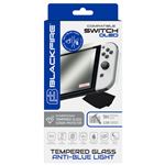 Protector de cristal templado Blackfire Antibluelight 9H para Nintendo Switch OLED