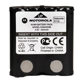 Batteria 4.8V 700mAh Ni-MH Per Motorola TLRK-T5, T7, XTR446 E T-60/T-80, Modello AP-4003