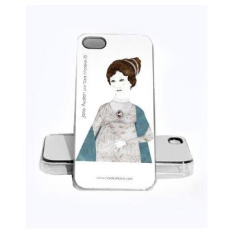 Jane Austen Carcasa para Iphone 5/5S - Color Blanco