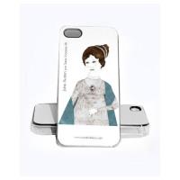 Jane Austen Carcasa para Iphone 5/5S - Color Blanco