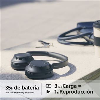 Auriculares Noise Cancelling Sony WH-CH720N Negro - Auriculares Bluetooth -  Los mejores precios