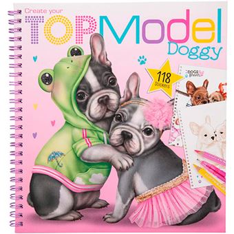 Libro para colorear Top Model Create Your Doggy