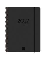 Agenda 16 Meses Finocam Ikon Sep 2026 Dic 2027 E10 155x212 Mm Semana Vista Vertical Negro Internacional