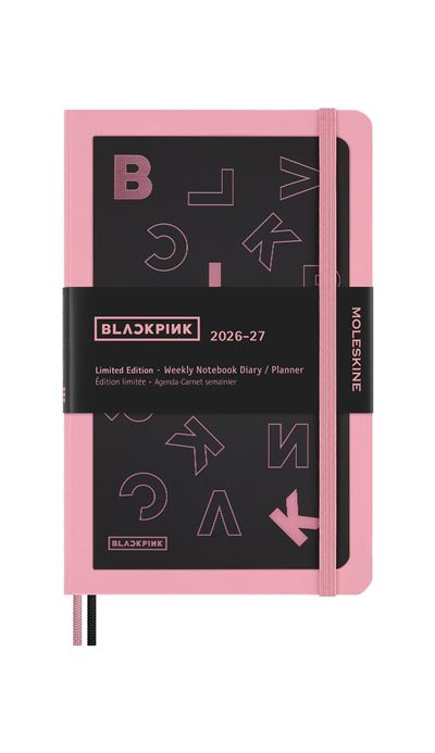 Agenda Moleskine 2026-2027 18 Meses Semanal Large Blackpink