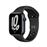Apple Watch S7 Nike 45 mm GPS Caja de aluminio medianoche y correa Nike Sport Antracita/Negro