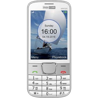 Teléfono móvil Maxcom MM320 Blanco