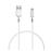 Cable de carga rápida Muvit USB-C a USB-A 3A/60W 0.2m Blanco