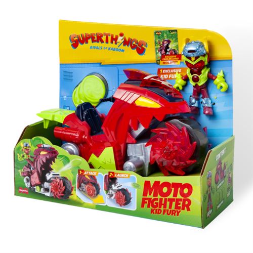 Moto de juguete magicbox superthings moto fighter kid fury