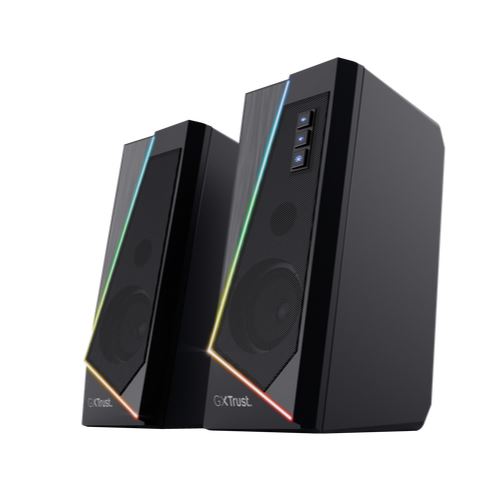 Altavoces Trust Gxt609 Zoxa Con Iluminación Rgb Negro
