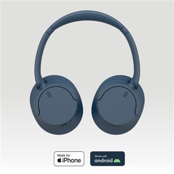  Sony WH-CH720N - Auriculares inalámbricos Bluetooth con  cancelación de ruido, color negro : Electrónica