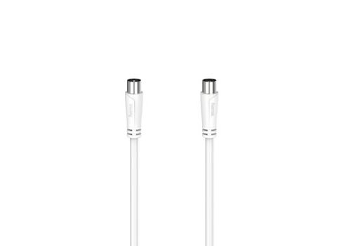 Cable De Antena Hama Coaxial 1,5 M, 90 Db Blanco