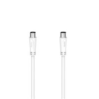 Cable de antena Hama coaxial 1,5 m, 90 dB Blanco