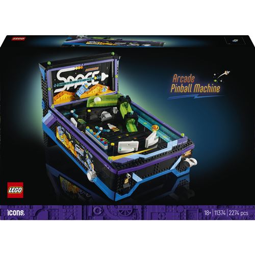 Lego icons 11374 máquina recreativa de pinball