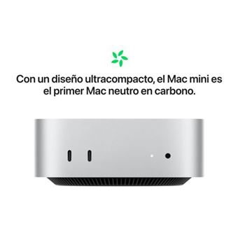 Macデスクトップ Apple Mac Mini M4 Pro 24GB 1TB Mac mini: Chip M4 de Apple con CPU de 10 núcleos y GPU de 10 núcleos,