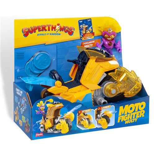 Moto de juguete magicbox superthings moto fighter multy