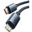 Cable de carga Baseus Crystal Shine Lightning a USB-C 20W 1,2m Negro