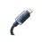 Cable de carga Baseus Crystal Shine Lightning a USB-C 20W 1,2m Negro