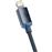 Cable de carga Baseus Crystal Shine Lightning a USB-C 20W 1,2m Negro