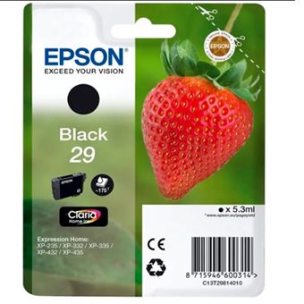 Cartucho de tinta Epson 29 K Negro