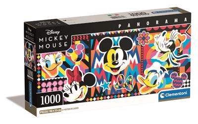 Clementoni puzzle 1000 piezas panorama disney mickey mouse