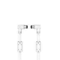 Cable de antena Hama 90 dB 1,5 m Blanco