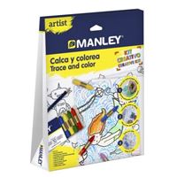 Manley Artist calca y colorea