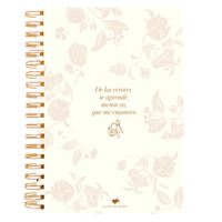 Libreta La Vecina Rubia A4 De los errores se aprende, menos yo, que me enamoro