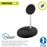 Base de carga inalámbrica Muvit 2 en 1 con soporte Magsafe Negro