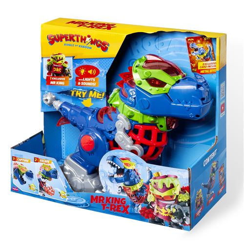 Figura magicbox superthings mr king t-rex