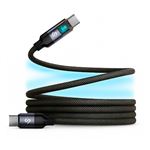 Cable Subblim Powermag LED 100W USB-C a USB-C 2m Negro