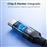 Cable Subblim Powermag LED 100W USB-C a USB-C 2m Negro