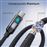 Cable Subblim Powermag LED 100W USB-C a USB-C 2m Negro