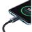 Cable de carga Baseus Crystal Shine USB-C 100W 1,2m Negro
