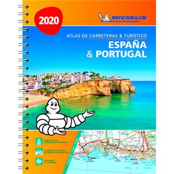 Atlas de carreteras y turístico - España & Portugal - Formato A4 - 1